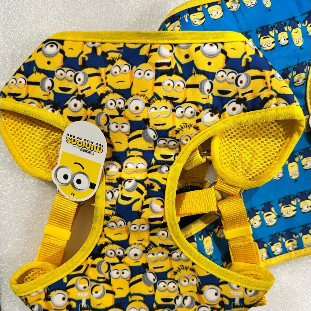 Dog Large Harness - Yellow and Blue 2 ct Lot